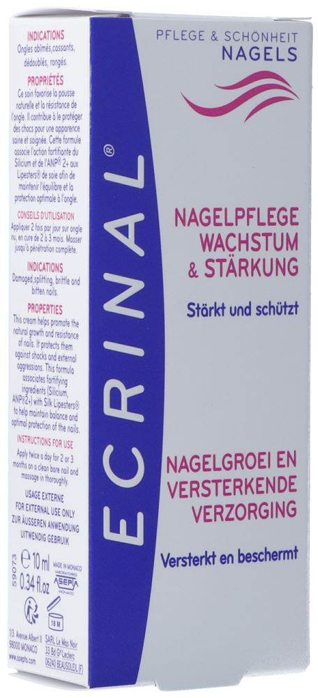 Ecrinal Nagelpflege Wachstum & Stärkung Creme 10 ml