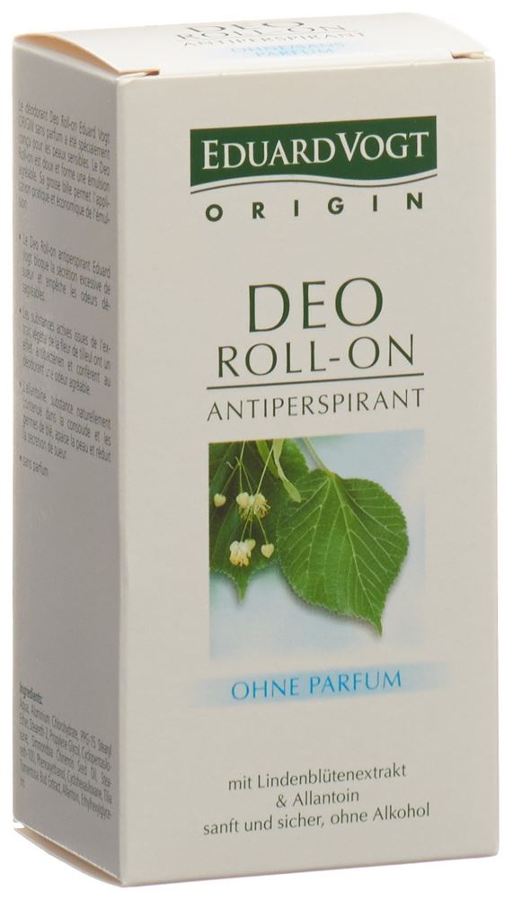 Eduard Vogt Origin Deo ohne Parfume Roll-on 50 ml