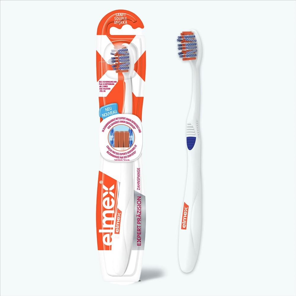elmex Expert Präzision Ortho Zahnbürste