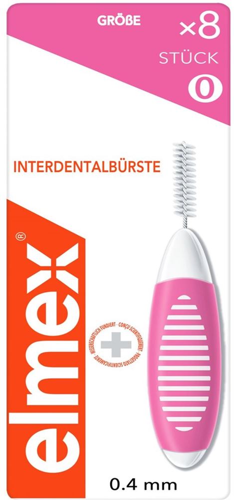 elmex Interdentalbürsten 0.4mm pink 8 Stk