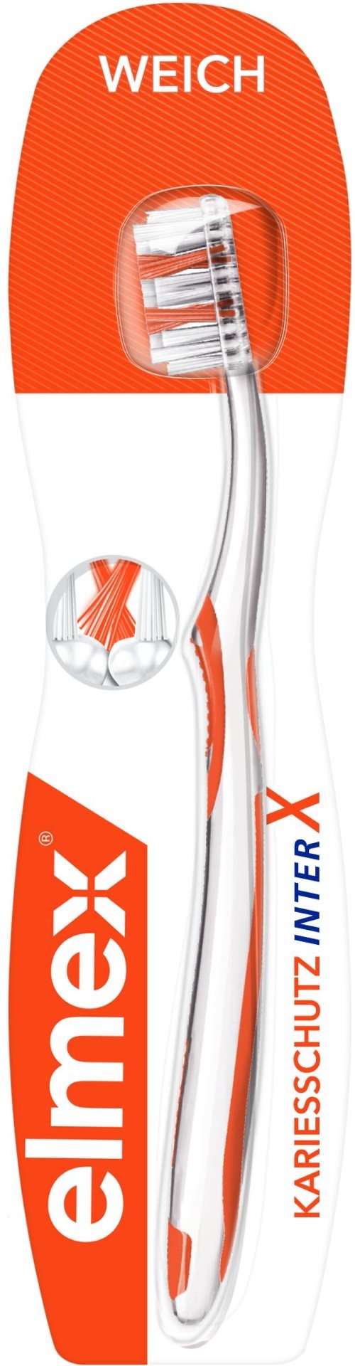 elmex Kariesschutz InterX Weich Zahnbürste