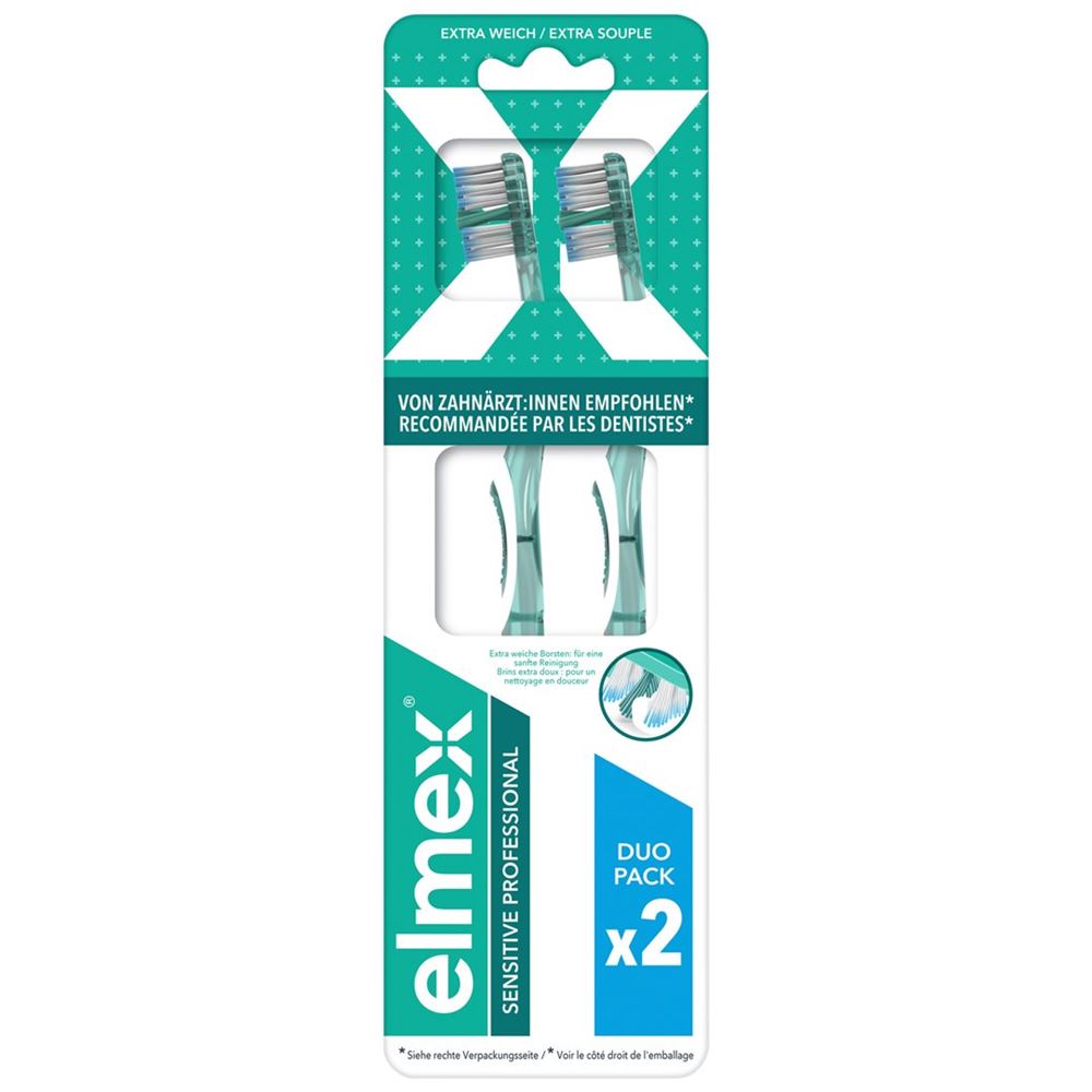 elmex Sensitive Professional Zahnbürste Duo 2 Stk