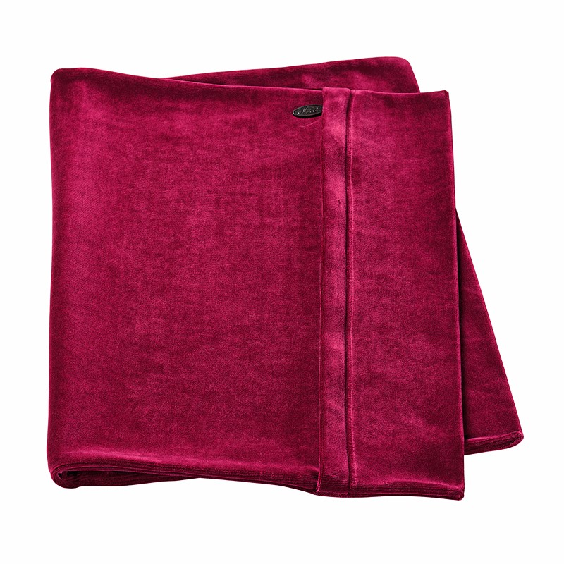 Elsa Kissenbezug 50x11cm Velours bordeaux