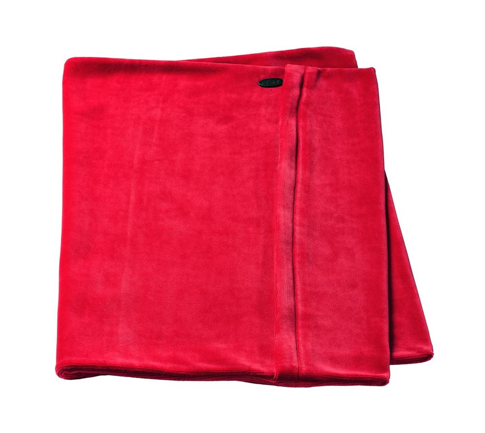 Elsa Kissenbezug 50x11cm Velours rot