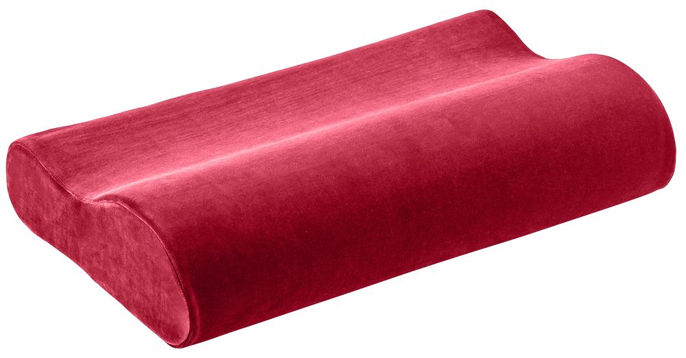 Elsa Nackenkissen 50x11cm inklusiv Veloursbezug bordeaux