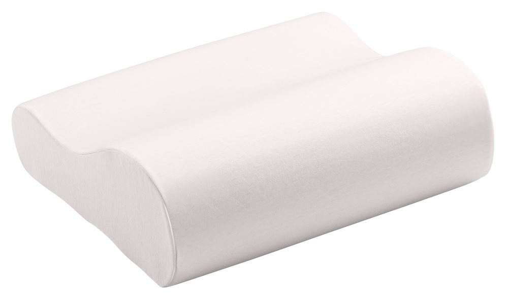 Elsa Reise-Nackenkissen 33x9cm inklusiv Baumwollbezug weiss