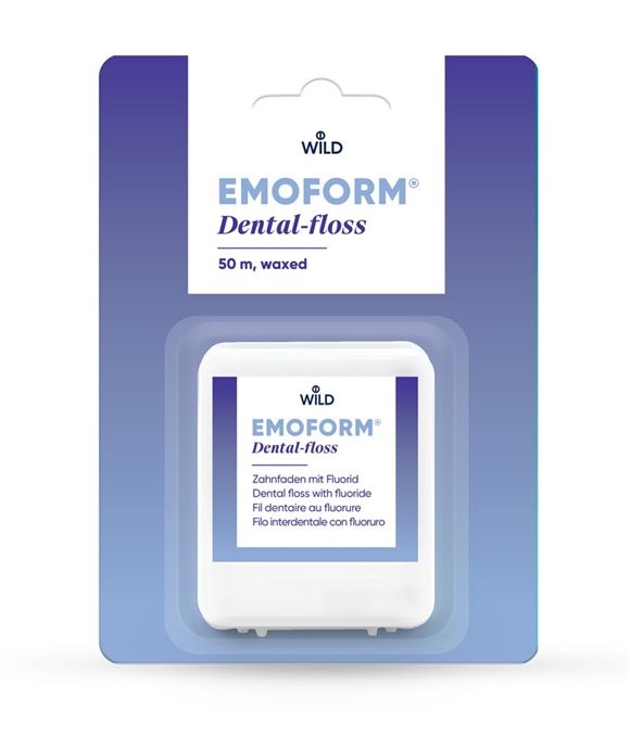 Emoform Zahnfaden gewachst 50m