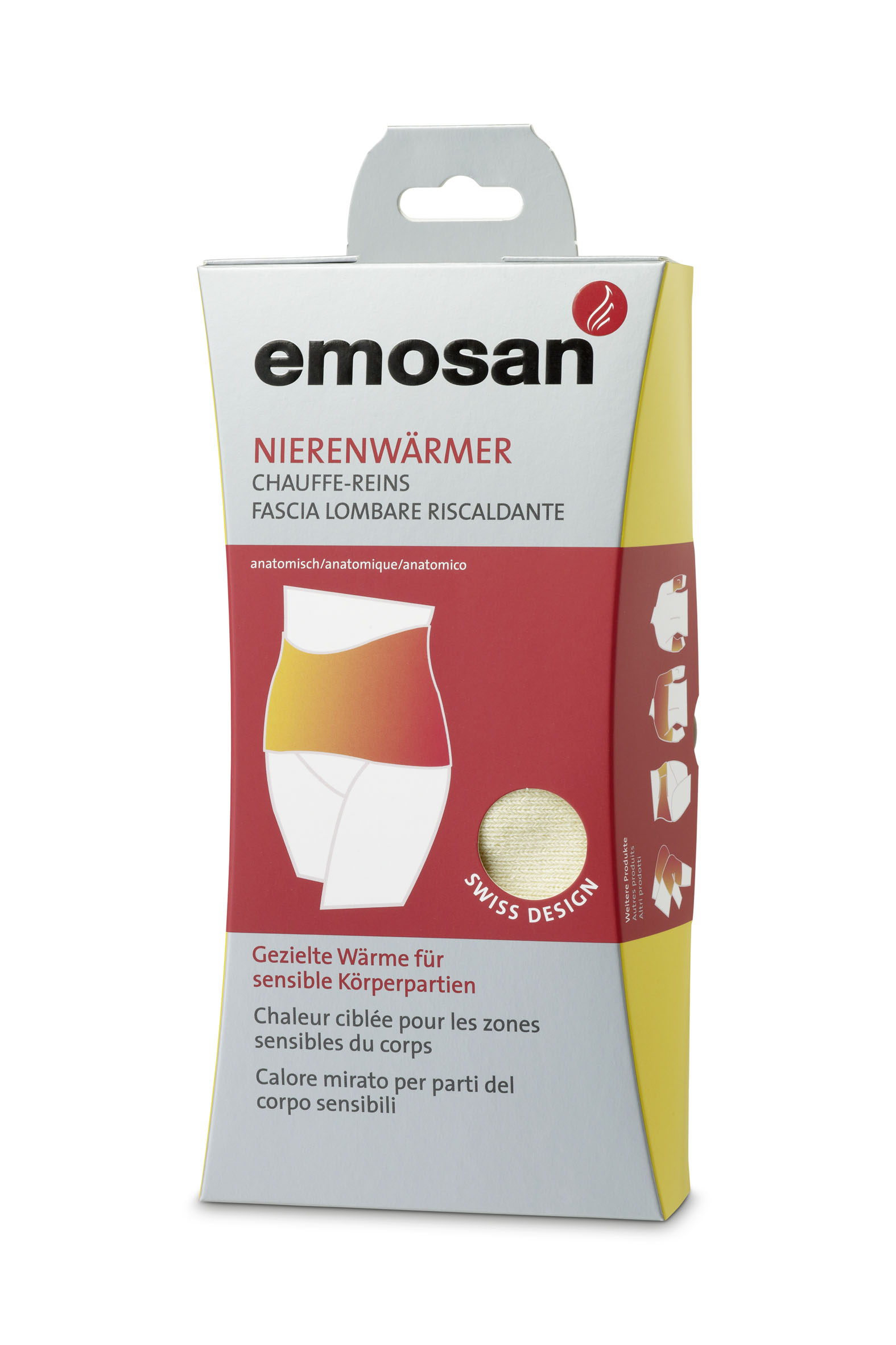 emosan Nierenwärmer anatomisch S écru