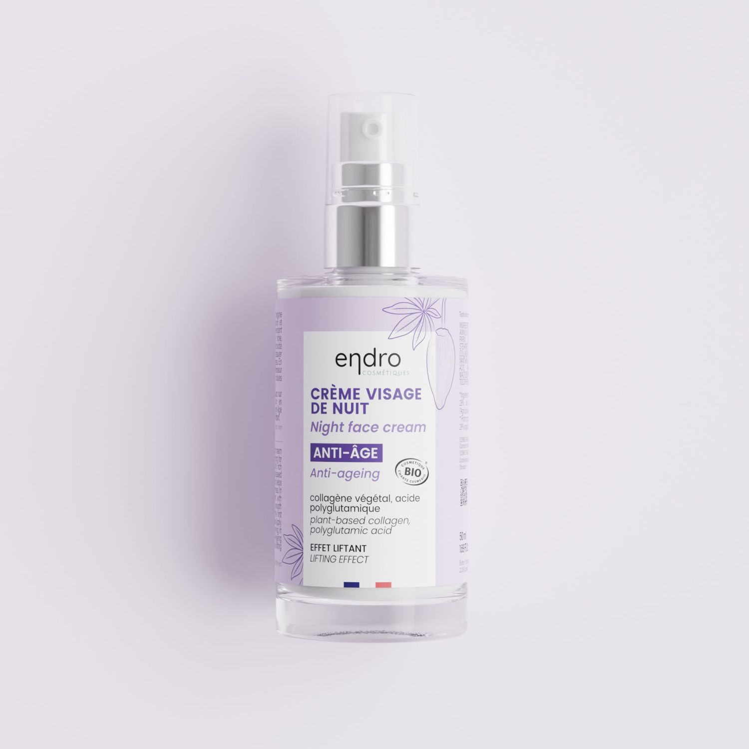 Endro Cosmétiques Nachtcreme straffend mit Kollagen 50 ml