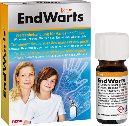 EndWarts Lösung zur Entfernung von Warzen 5 ml