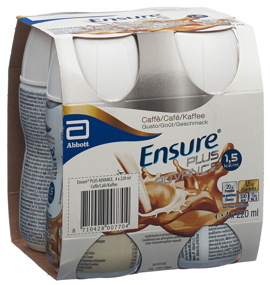 Ensure Plus Advance Kaffee 4 x 220 ml