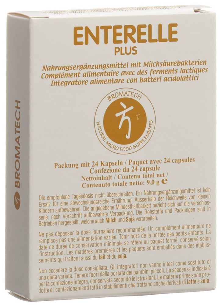 Enterelle Plus Bromatech Kapseln Blist 24 Stück