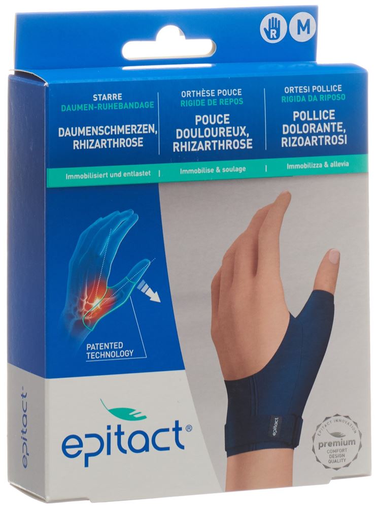 Epitact starre Daumen-Ruhebandage M rechts