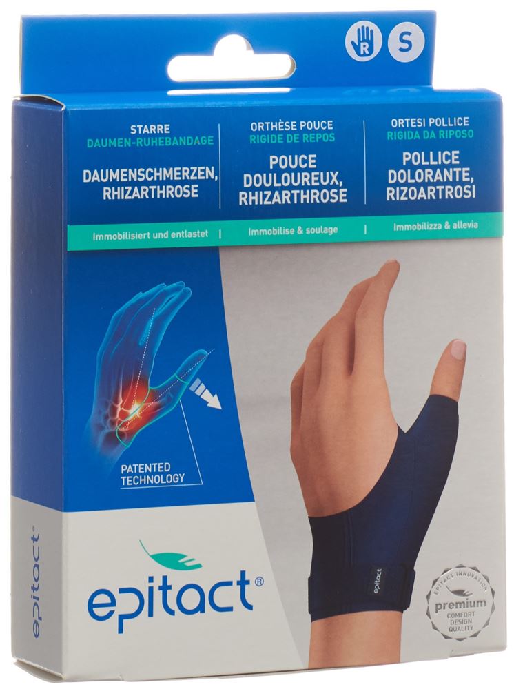 Epitact starre Daumen-Ruhebandage S rechts