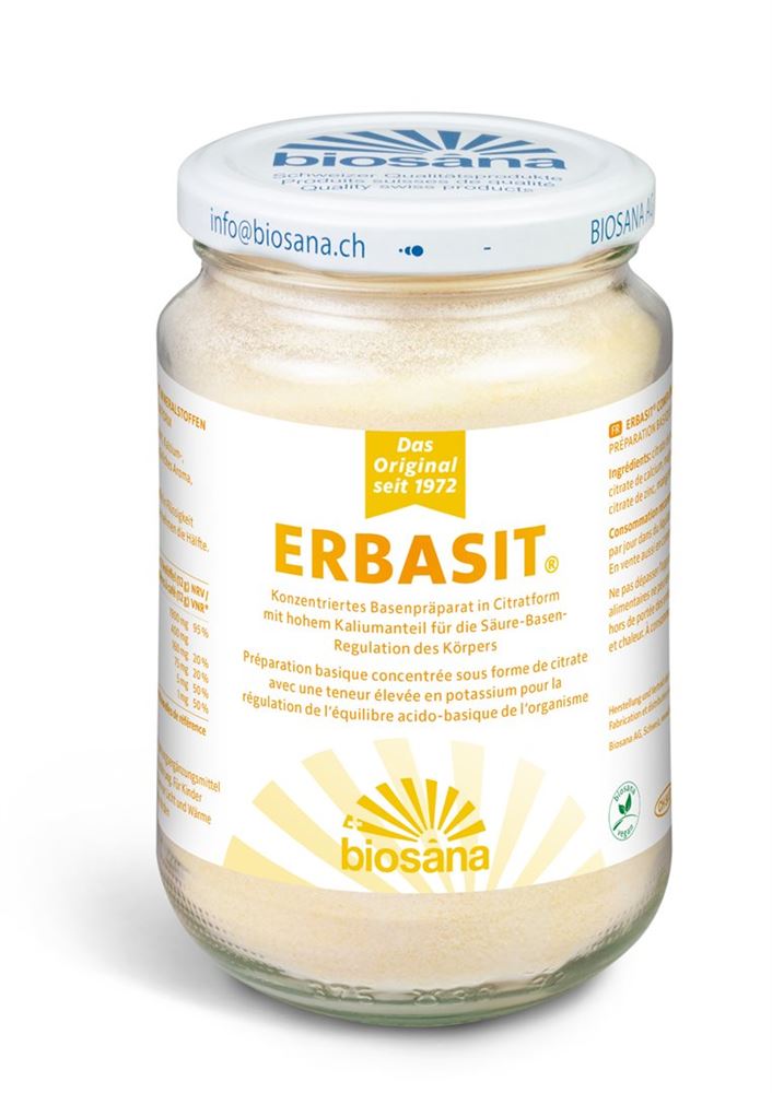 Erbasit konzentriertes Basenpräparat Plv Glas 300 g