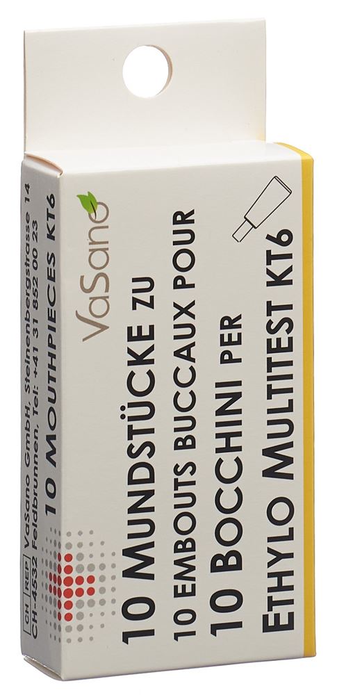 Ethylo Multitest KT6 Mundstücke 10 Stk