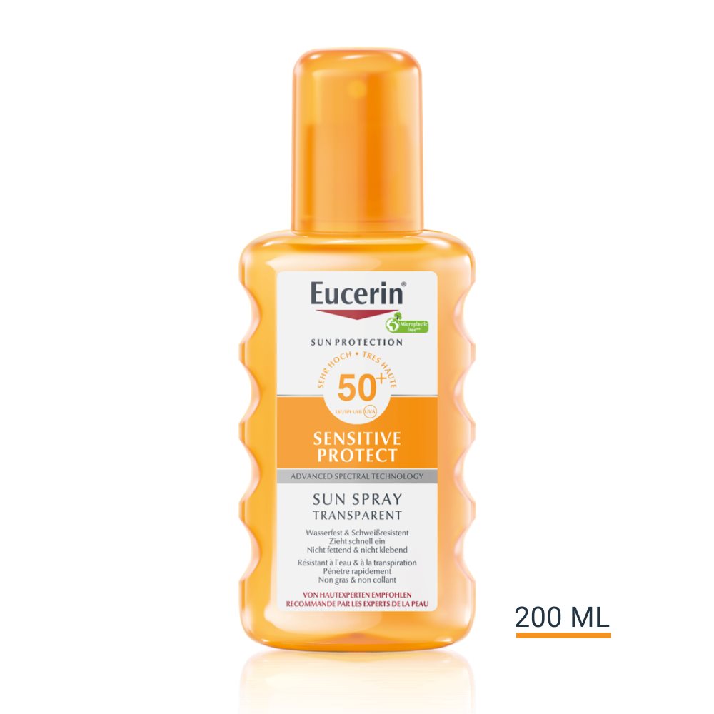 Eucerin SUN Body Sensitive Protect transparent Lsf50 Spr 200 ml