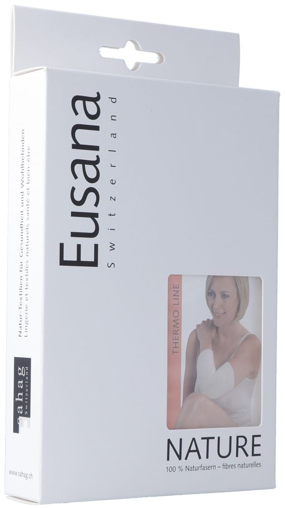 Eusana Kniewärmer doppelt gestrickt XL ivoire