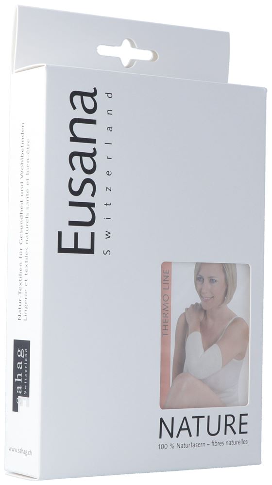 Eusana Kniewärmer doppelt gestrickt XXL ivoire