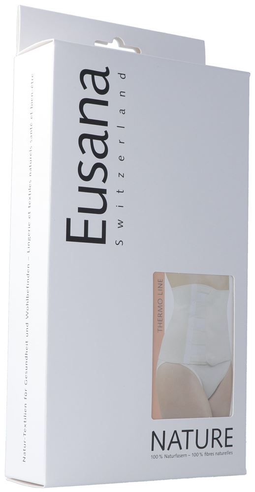Eusana Nierenwärmer mit Velcroverschluss L ivoire