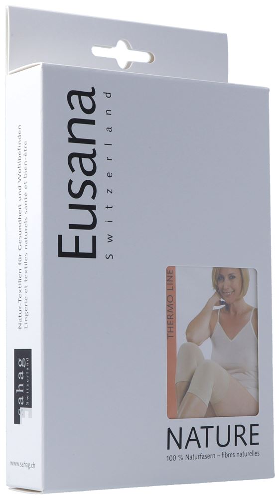 Eusana Pure Knie- & Ellbogenwärmer L anatomisch beige 1 Paar