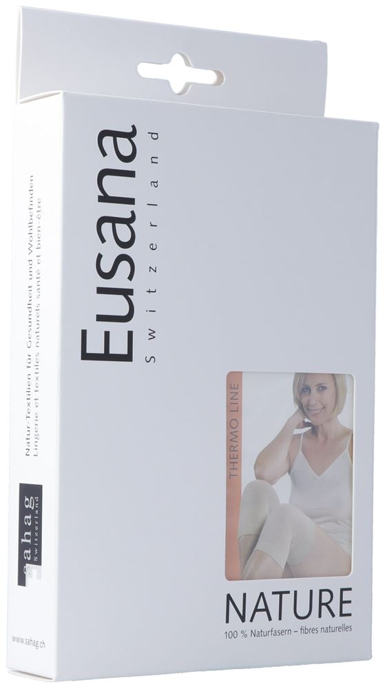 Eusana Pure Knie- & Ellbogenwärmer S anatomisch beige 1 Paar