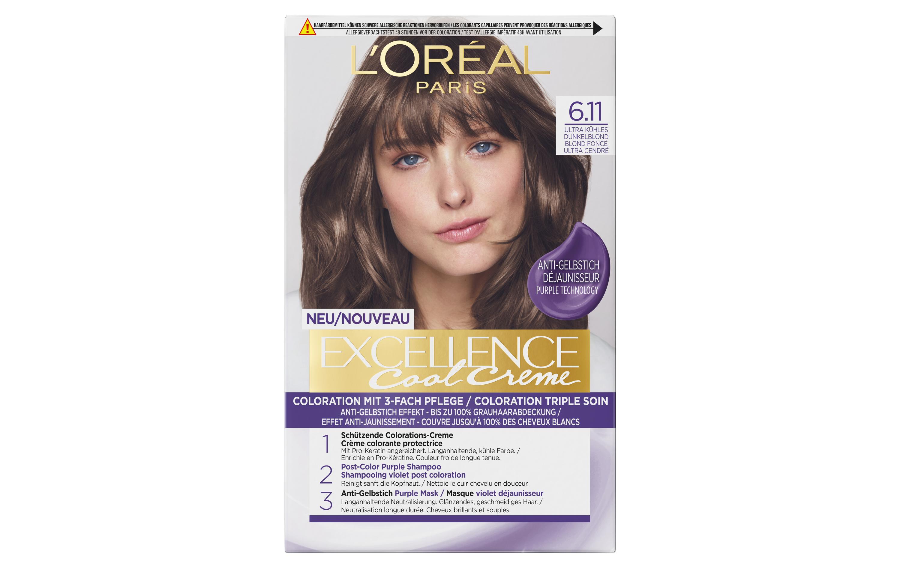 Excellence Cool Creme 6.11 Ultra Kühles Dunkelblond