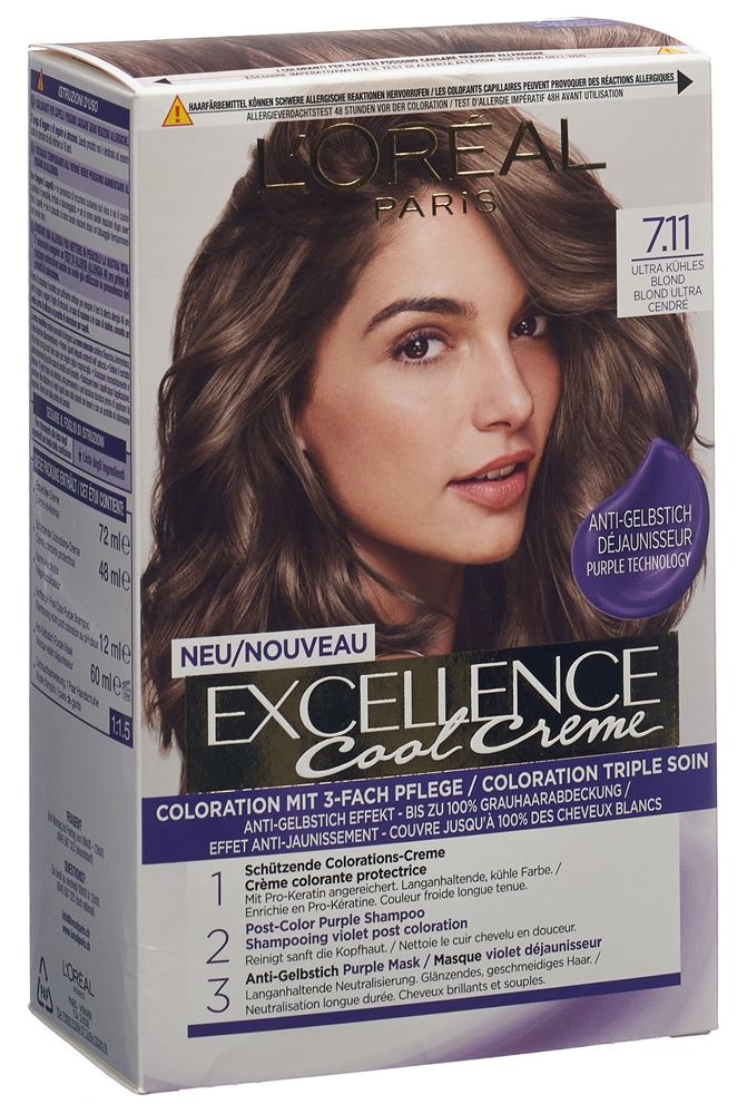 Excellence Cool Creme 7.11 Ultra Kühles Blond