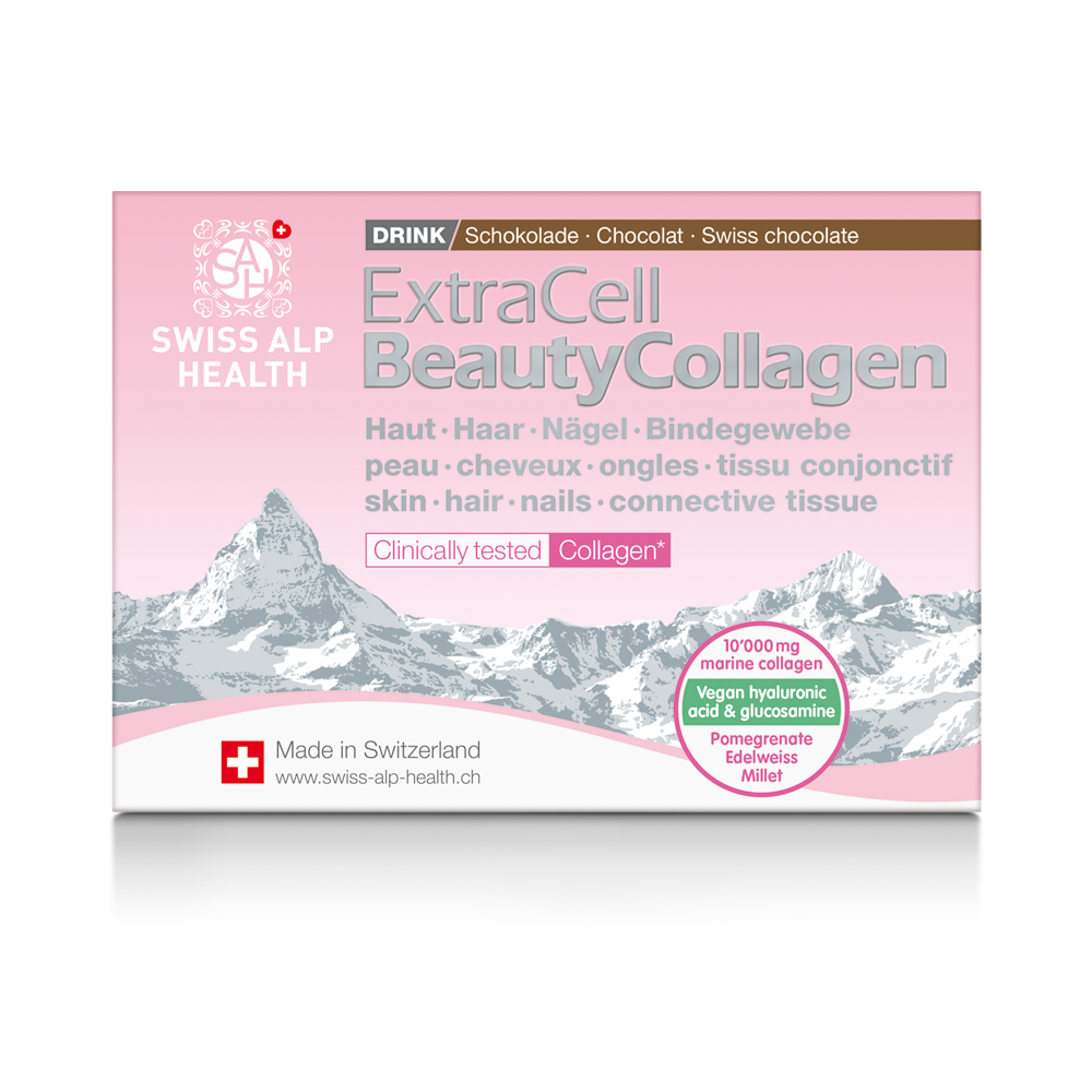 Extra Cell Beauty Collagen Drink Choco mit Fisch-Kollagen 20 Btl 15 g