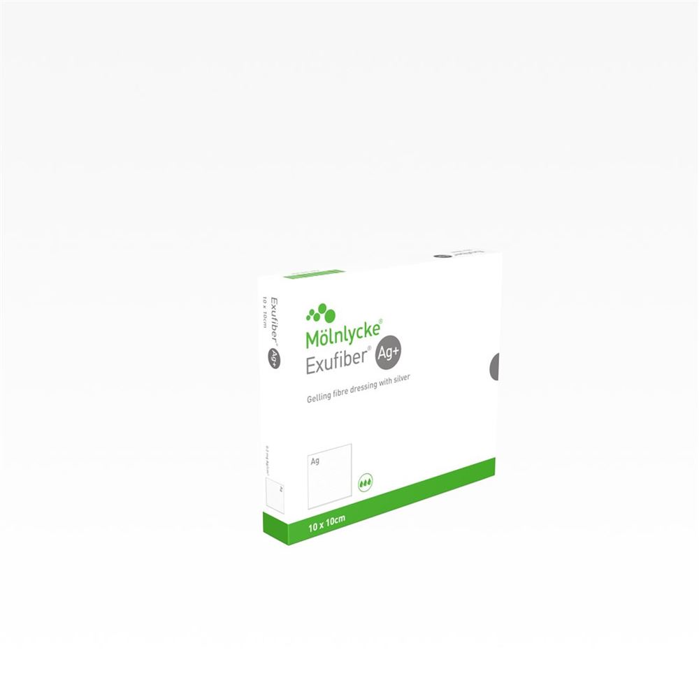 Exufiber Ag+ 10x10cm 10 Stk