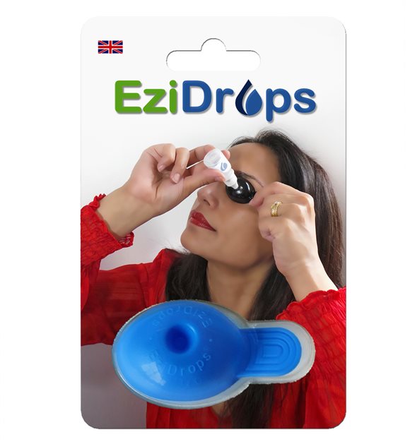 Ezidrops Augentropfenapplikator blau