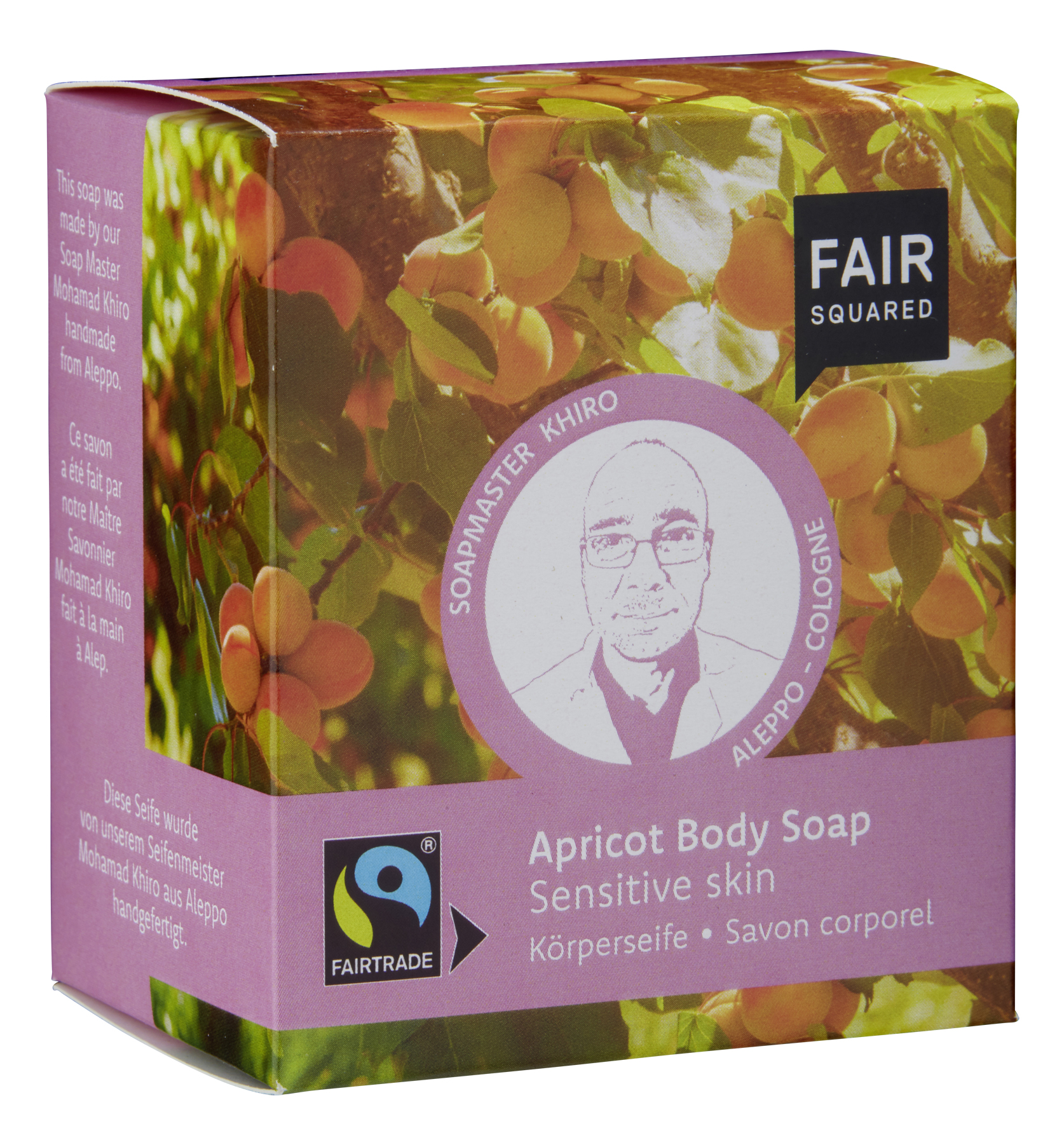 Fair Squared Body Soap Apricot Sensitive Skin 2 x 80 g