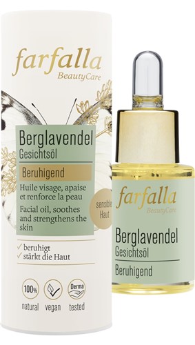 farfalla Beruhigendes Gesichtsöl Berglavendel 15 ml