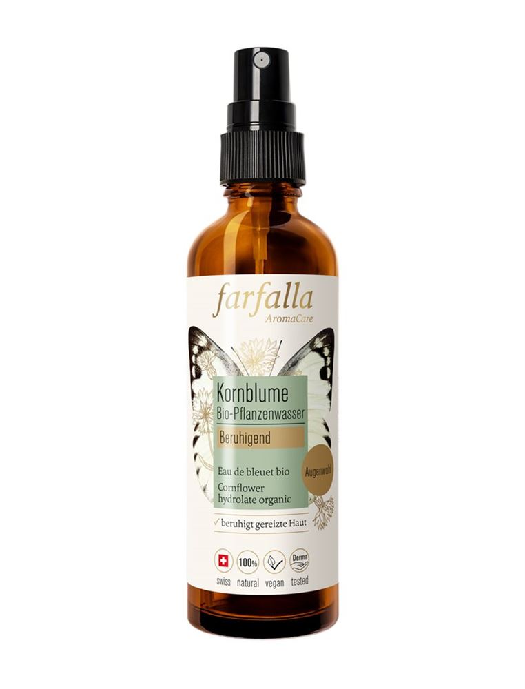 farfalla Bio-Pflanzenwasser Kornblume beruhigend 75 ml