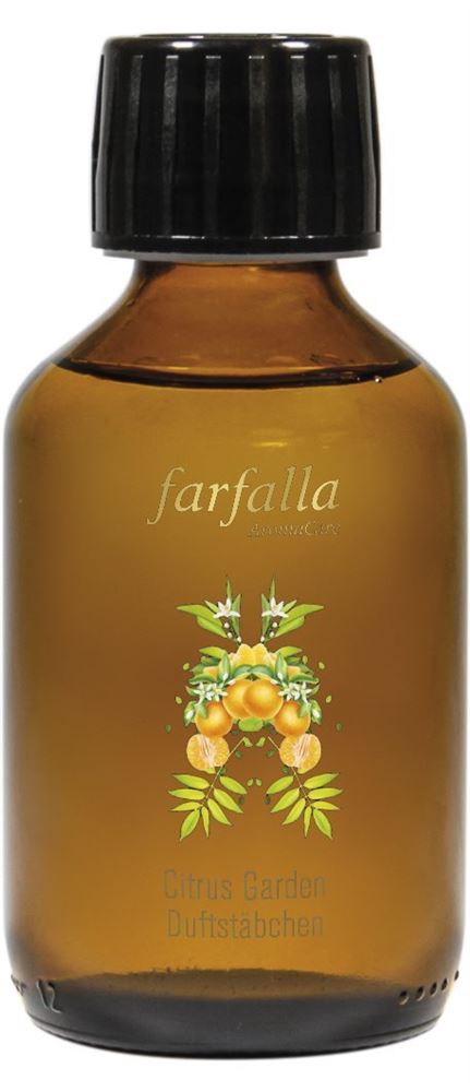 farfalla Duftstäbchen Nachfüllung Citrus Garden Glasfl 150 ml
