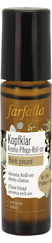 farfalla Roll-on bleib gesund Kopfklar Minze 10 ml