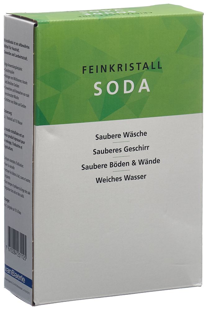 Feinkristallsoda Green Plv Karton 1 kg