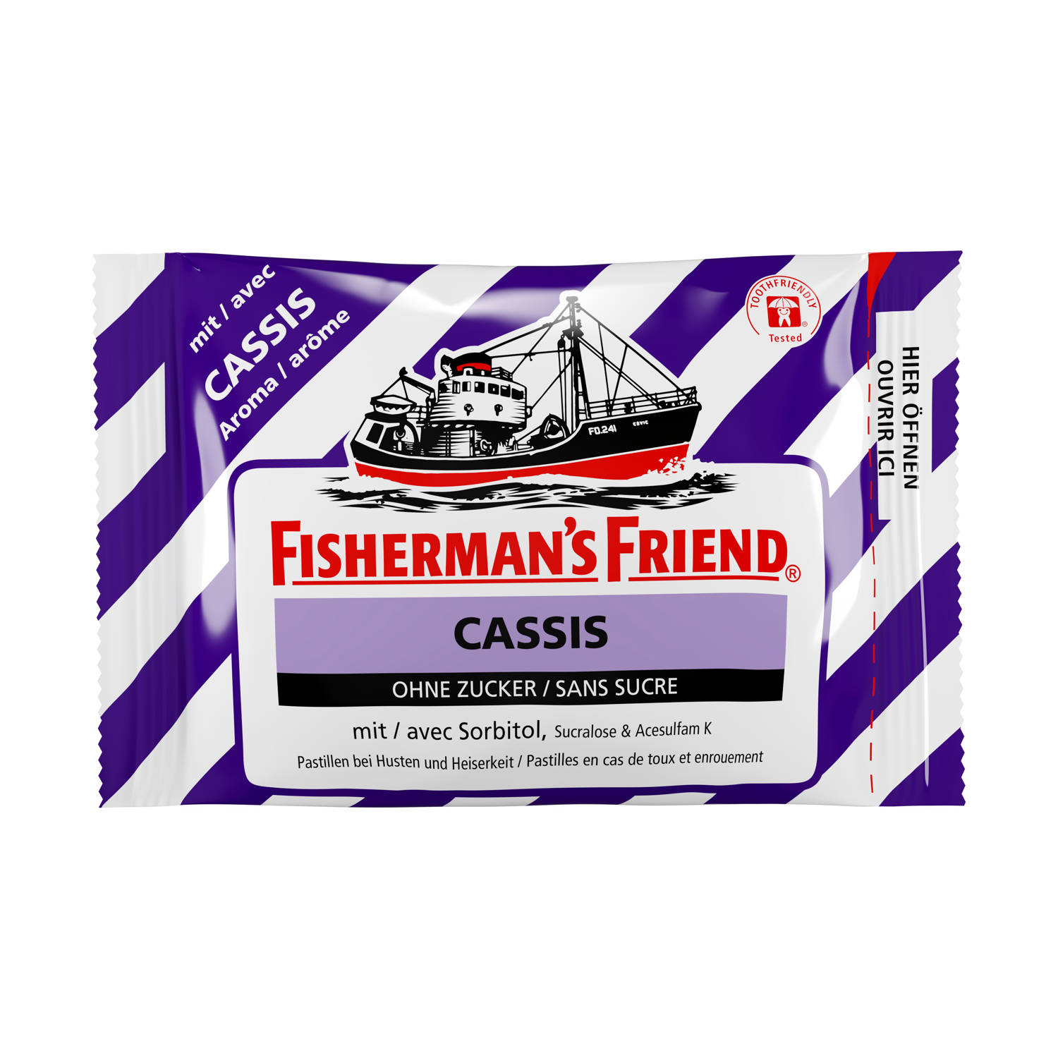 Fisherman's Friend Pastillen Cassis ohne Zucker Btl 25 g