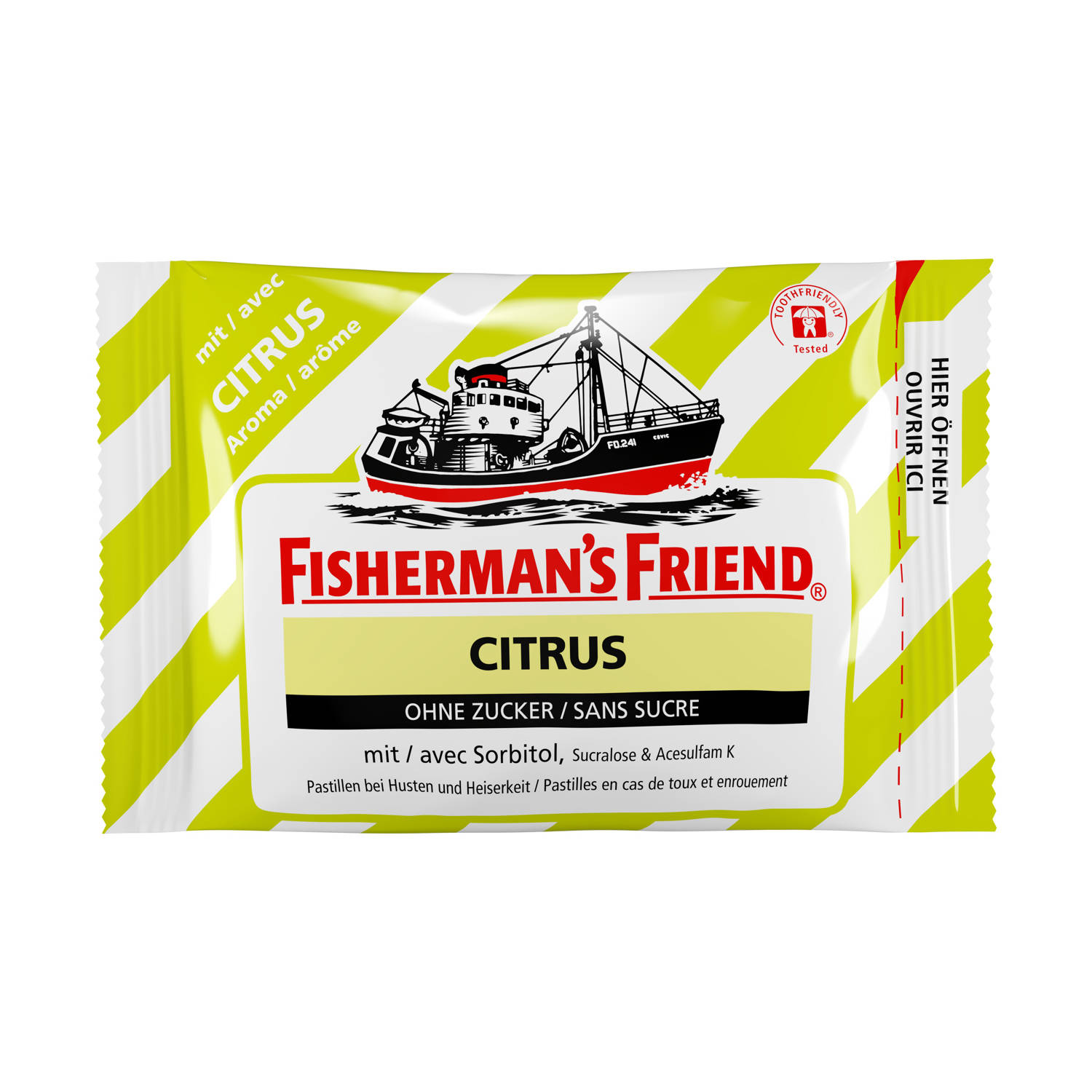 Fisherman's Friend Pastillen Citrus ohne Zucker Btl 25 g