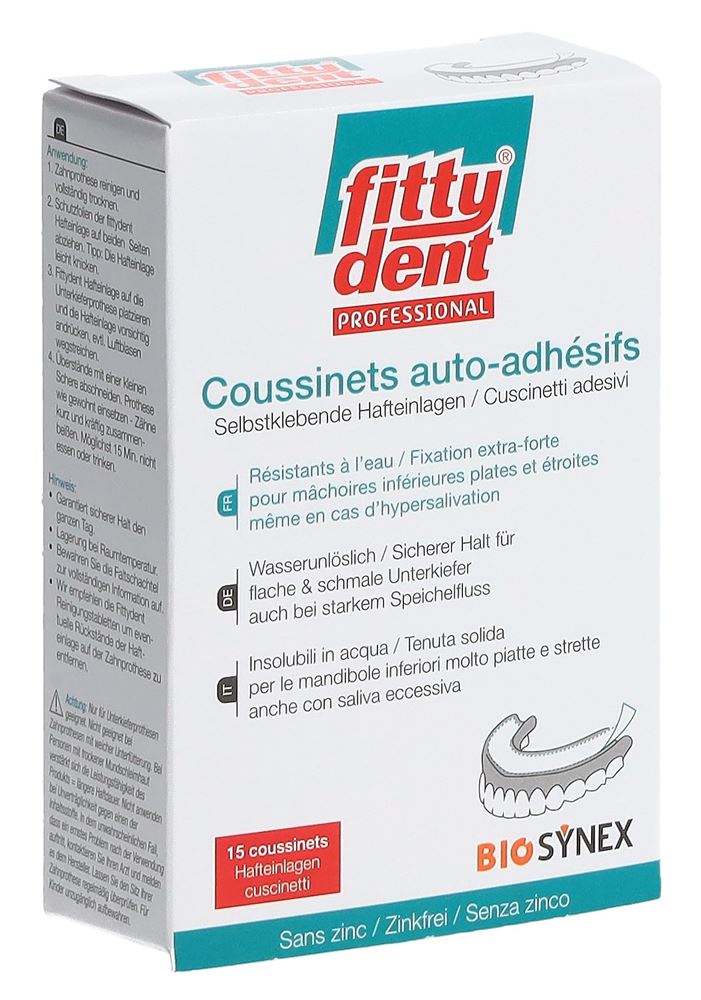 Fittydent Hafteinlagen 15 Stk