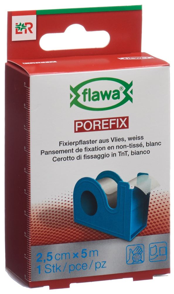 Flawa Porefix Heftpflaster 2.5cmx5m Disp