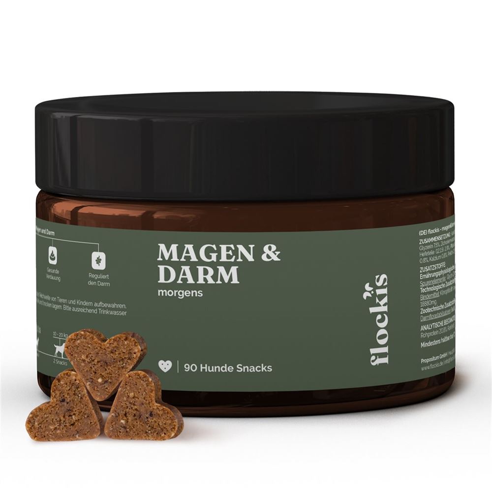Flockis Hundesnacks Kautabl Magen & Darm Ds 90 Stk