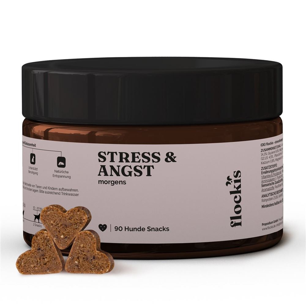 Flockis Hundesnacks Kautabl Stress & Angst Ds 90 Stk