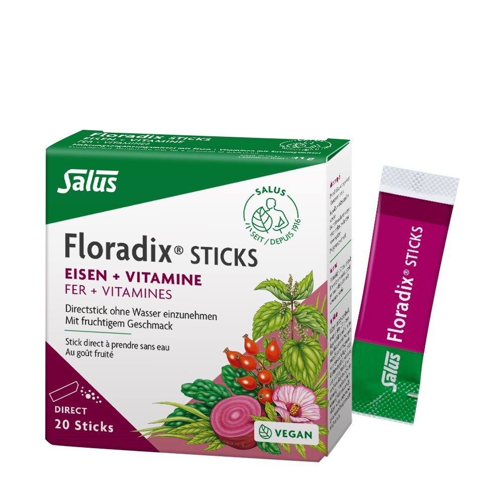Floradix Eisen + Vitamine Sticks 20 Stk