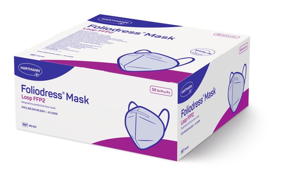 Foliodress Mask Ffp2 Loop weiss 50 Stk