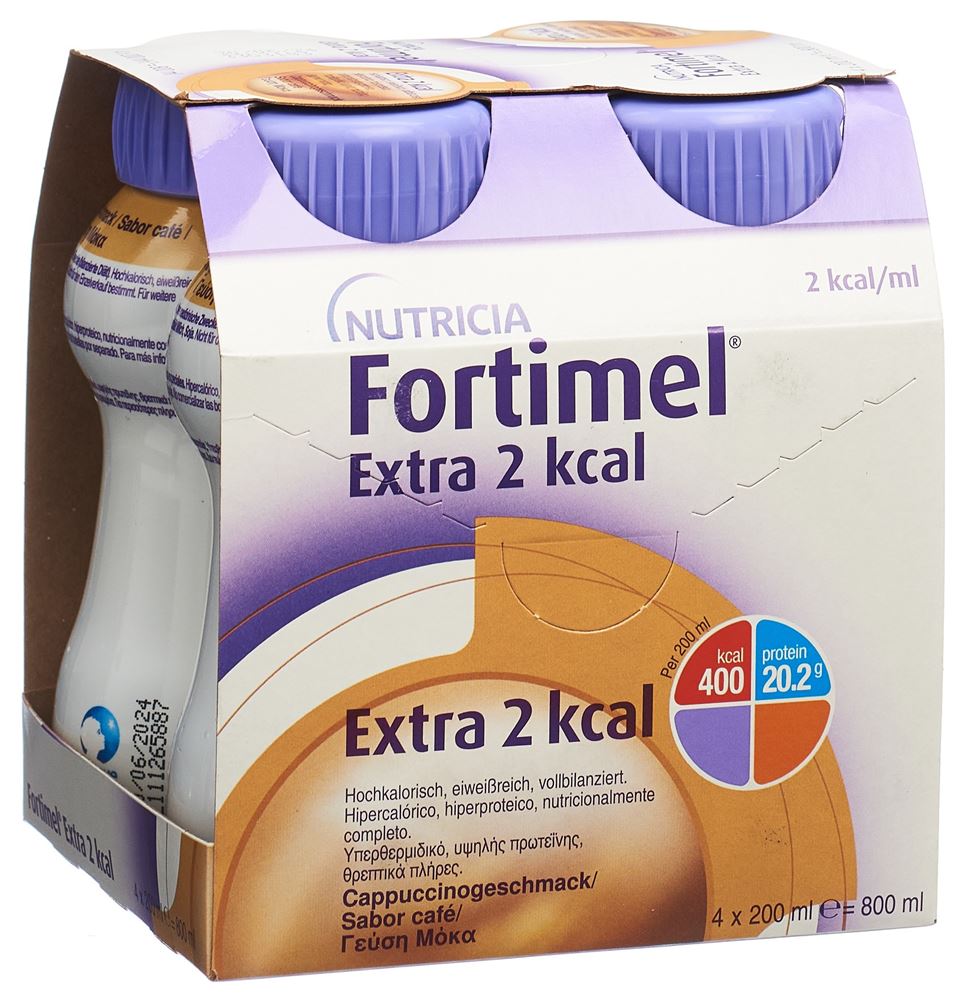 Fortimel Protein 2kcal Cappuccino 4 Fl 200 ml