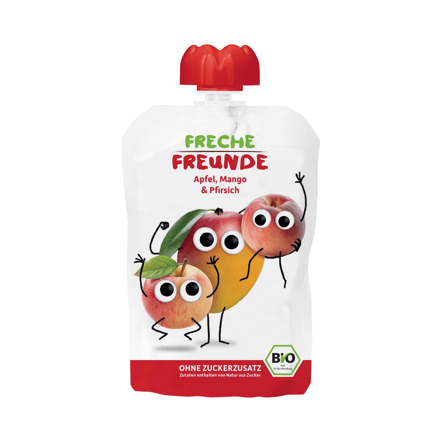Freche Freunde Quetschmus Apfel Mango & Pfirsich Btl 100 g