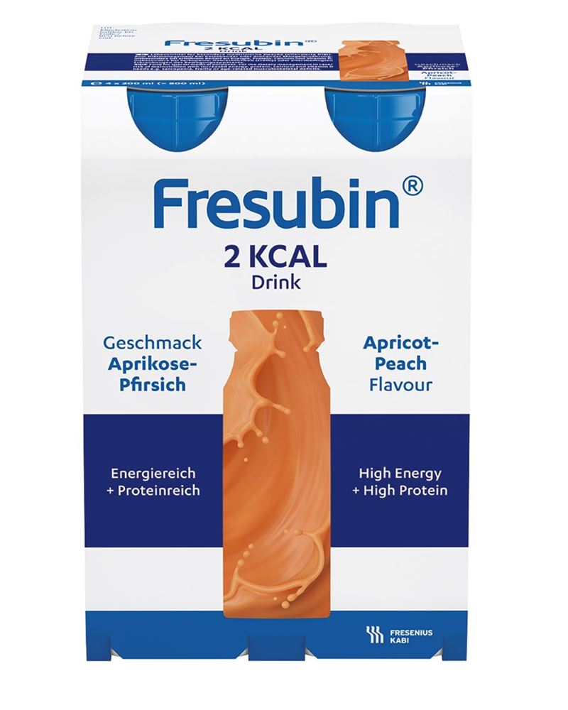 Fresubin 2 kcal Drink Aprikose-Pfirsich 4 Fl 200 ml