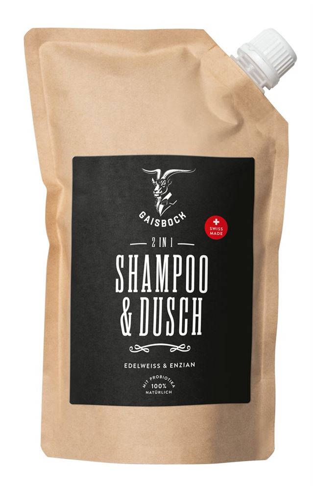Gaisbock Care Shampoo & Dusch Refill-Bag 500 ml