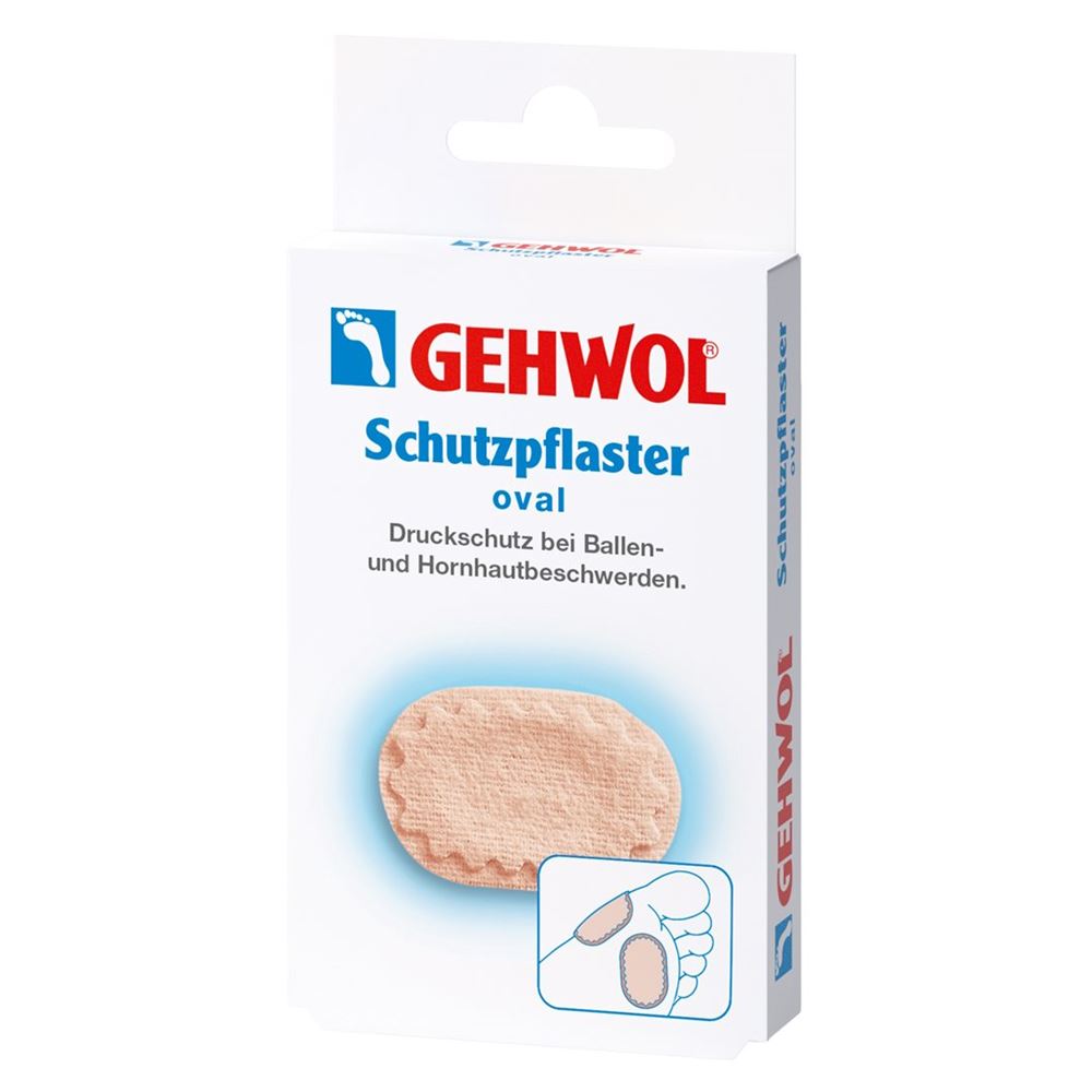 Gehwol Schutzpflaster oval 4 Stk